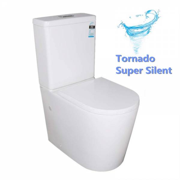 Vivid Tornado Back To Wall Ceramic Toilet Suite S TRAP P TRAP